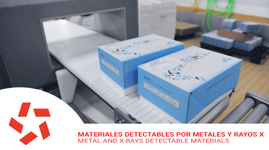 Bandas detectables por metales y rayos X